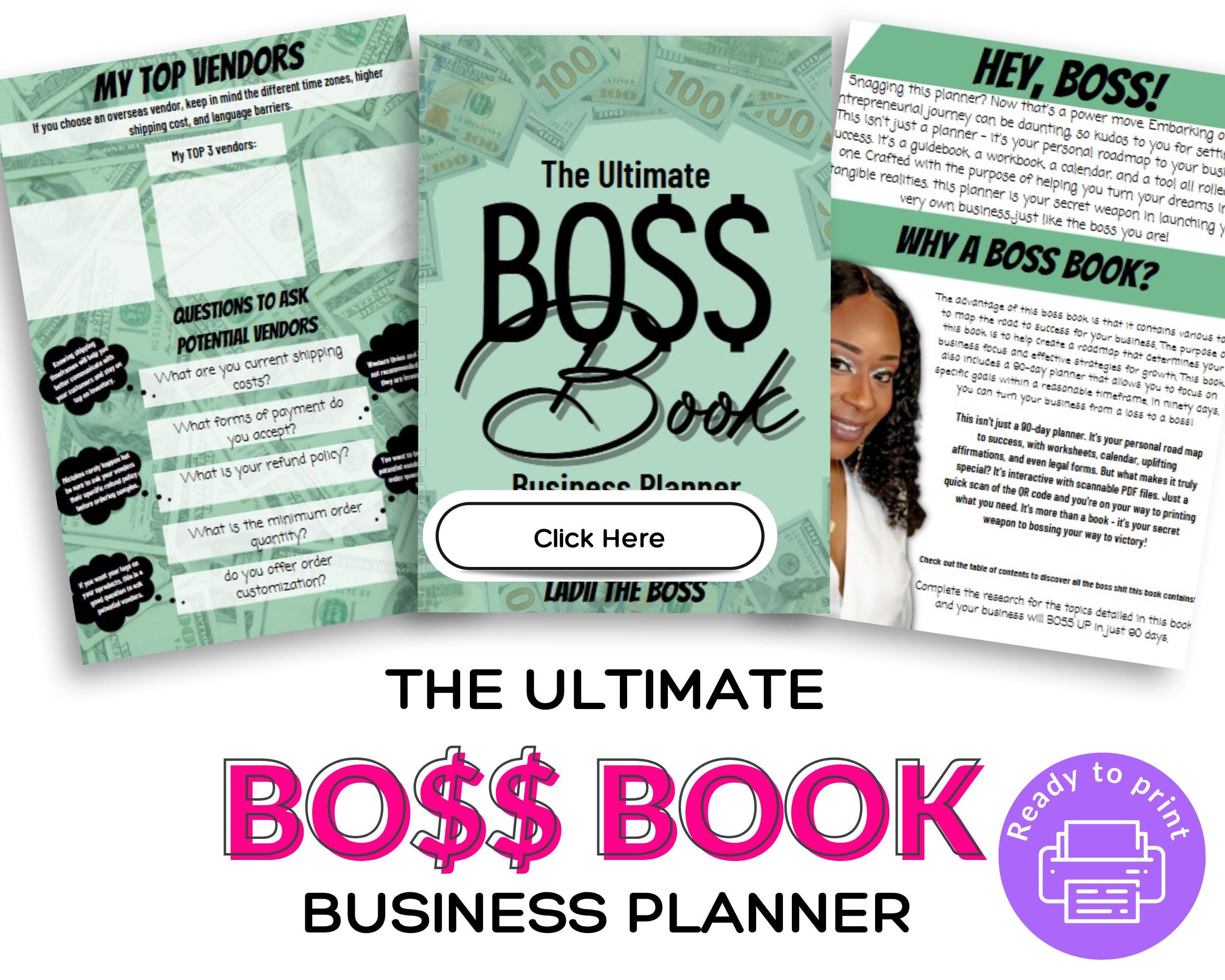 Ultimate Business Planner EBook: Brand Building, Small Business Tips (Digital File ONLY