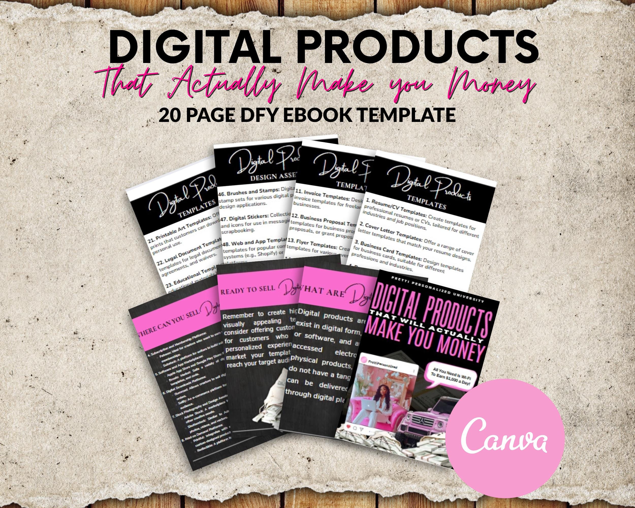 PLR Ebook Template (20 Page): Canva Editable, Resell Rights