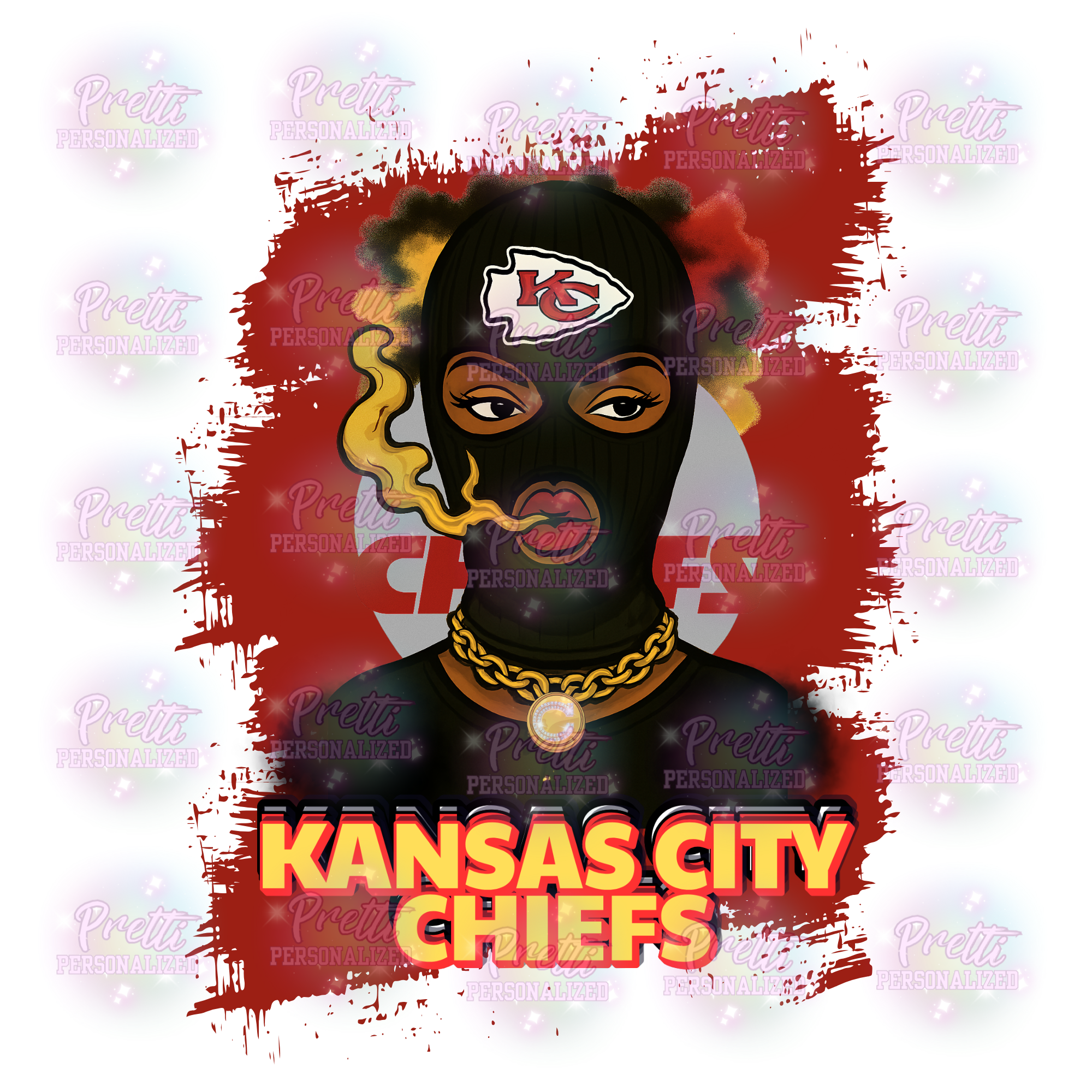 Kansas City Chiefs Baklava PNG: Football Fan Art (Digital Download)