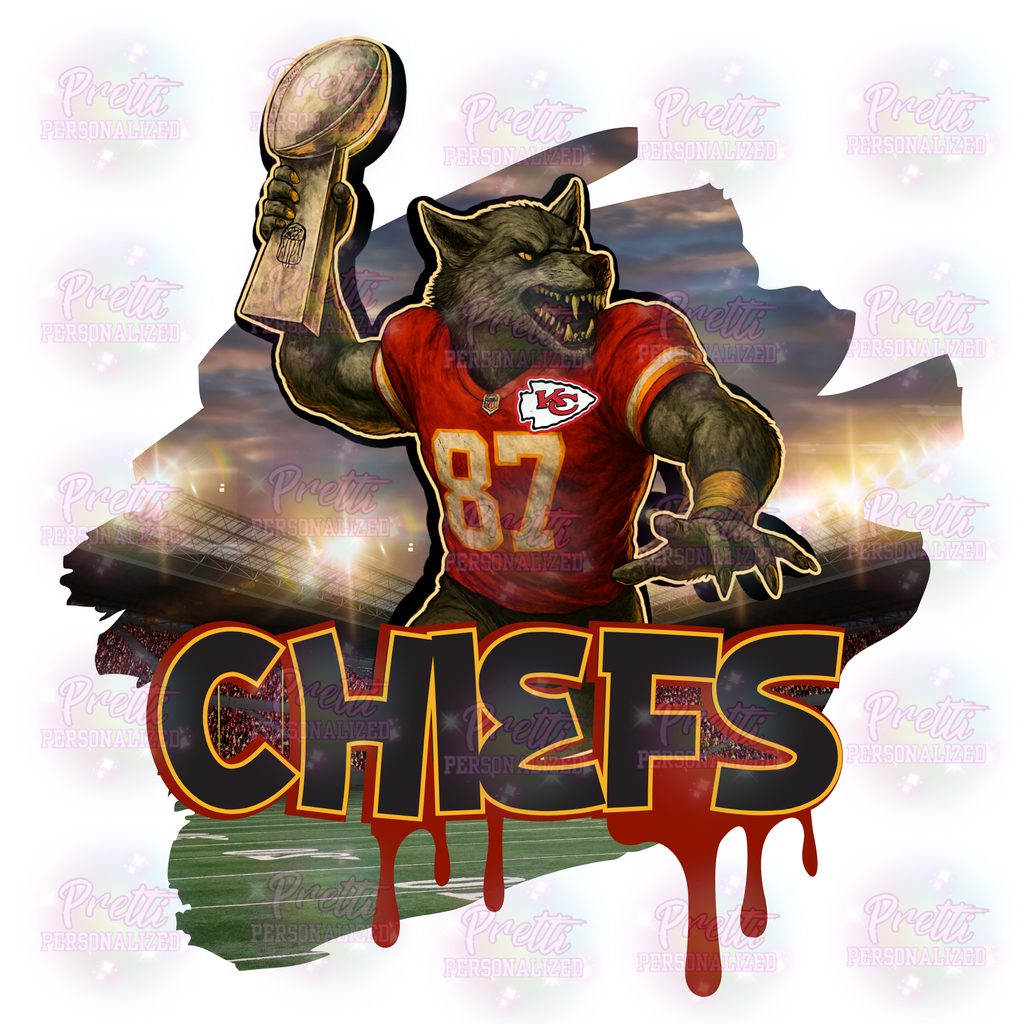 Kansas City Chiefs Mascot PNG: Football Fan Art (Digital Download)