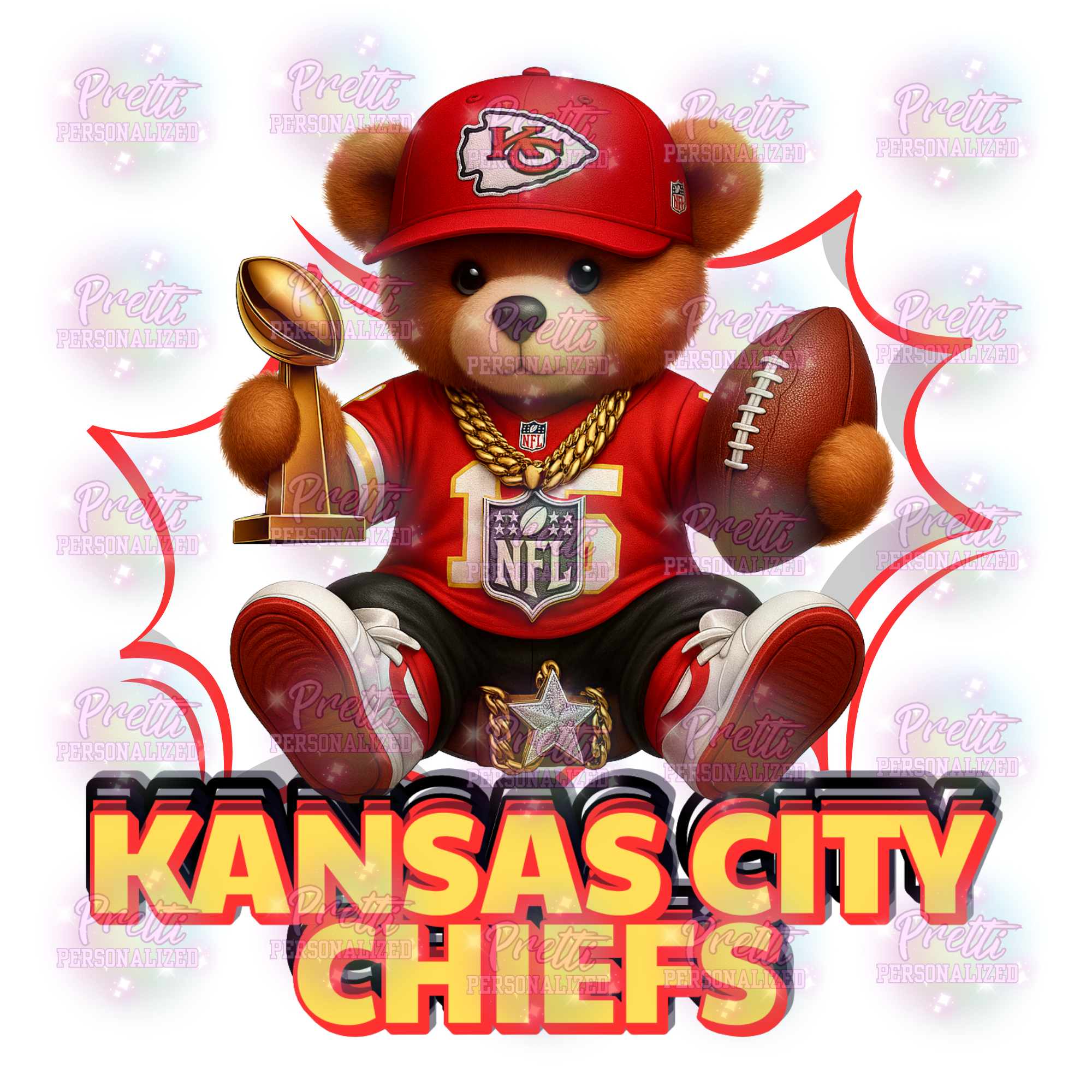 Kansas City Chiefs PNG: Football Fan Art (Digital Download)
