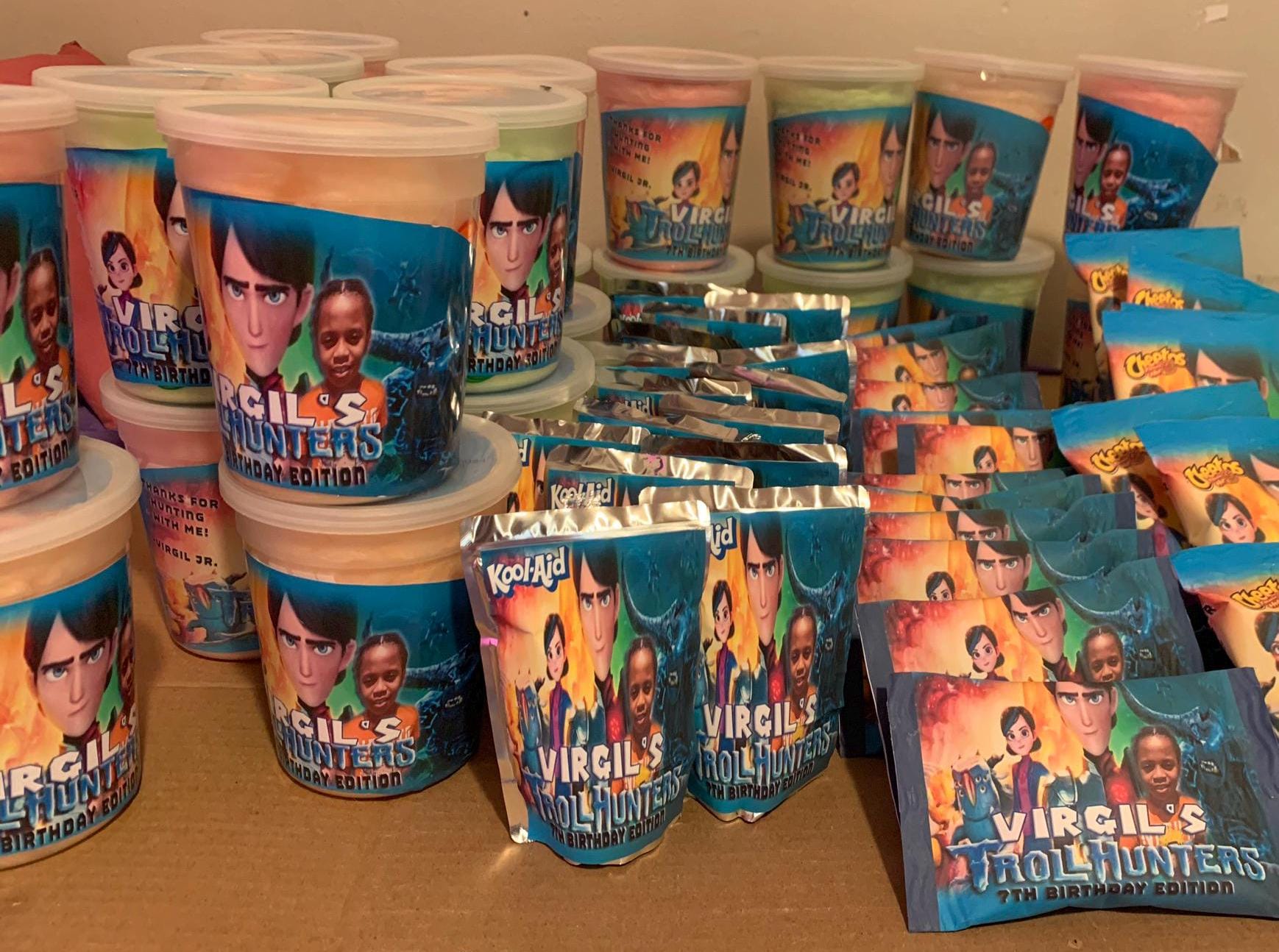 Custom Party Favor Treat Wrappers: Personalized Chip Bags