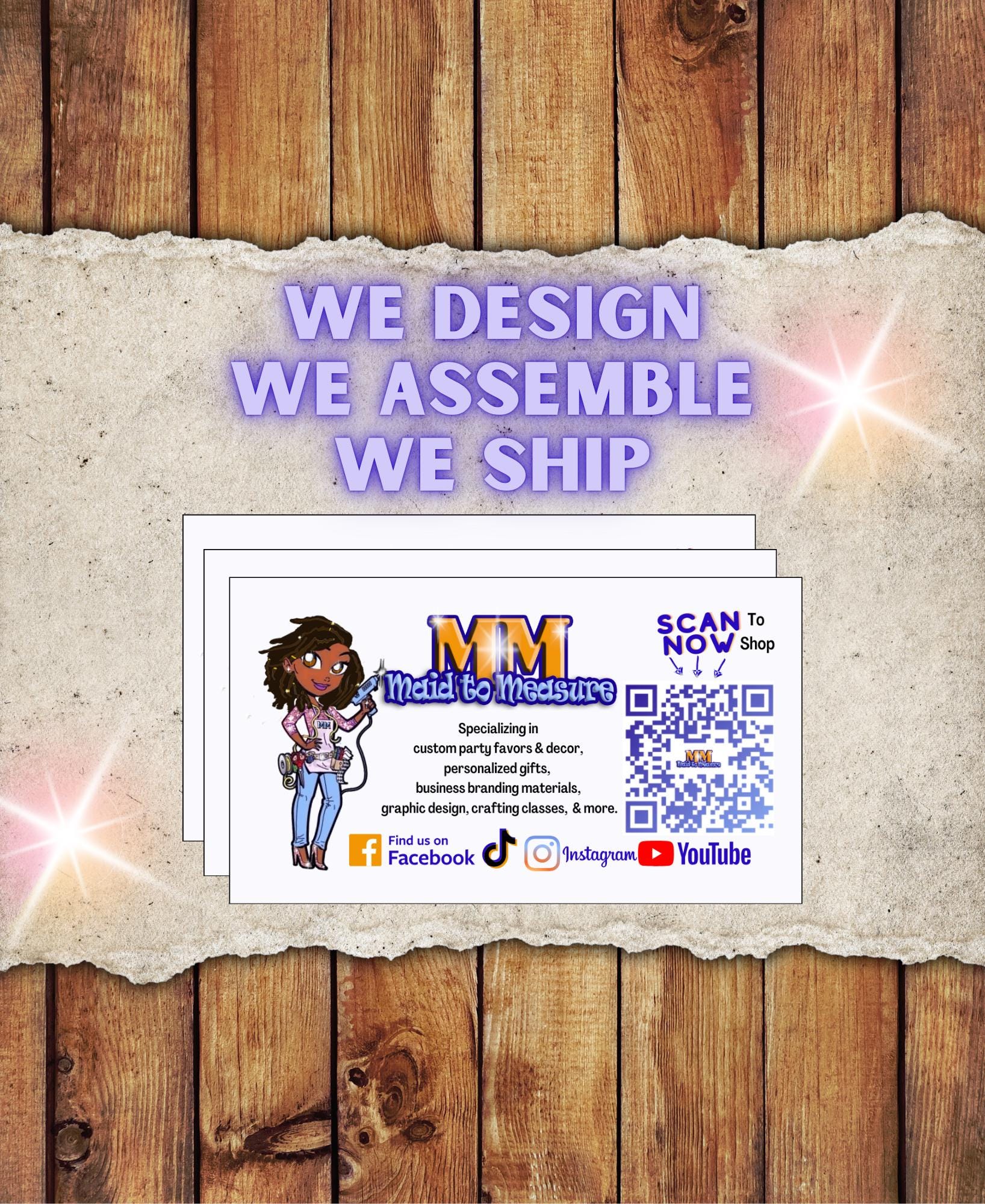 Custom Business Cards: Personalized Graphic Design, Print Ready