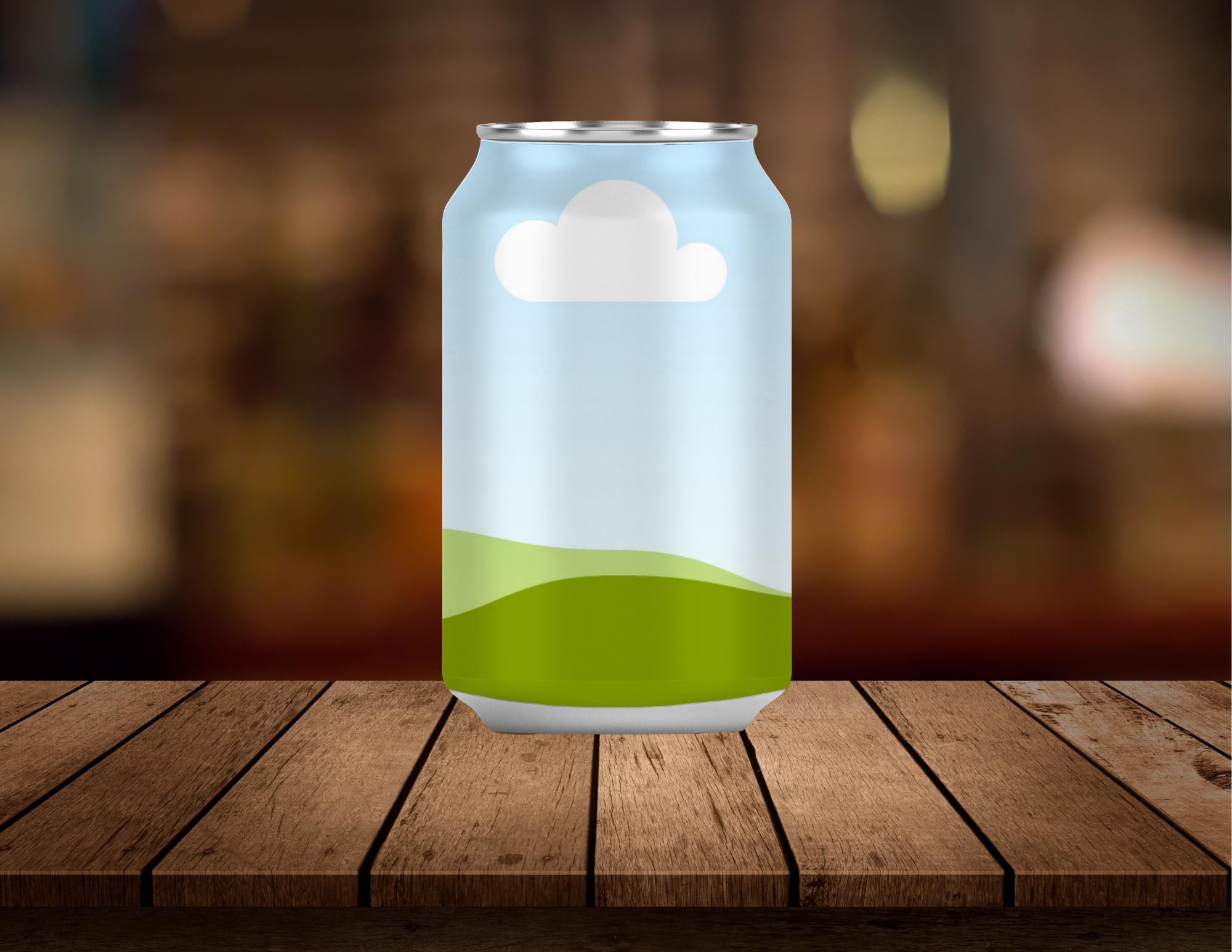 DIY Soda Can Wrapper Label Template: Canva Editable Party Favor (Digital Download, 8.5x11 inches)