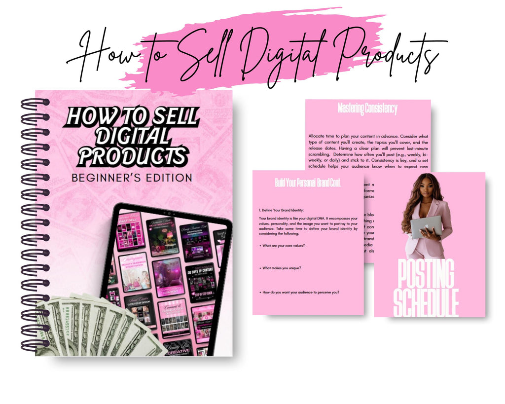 Resellable PLR Ebook Template: How to Sell Digital Products (32 Page Canva Template)