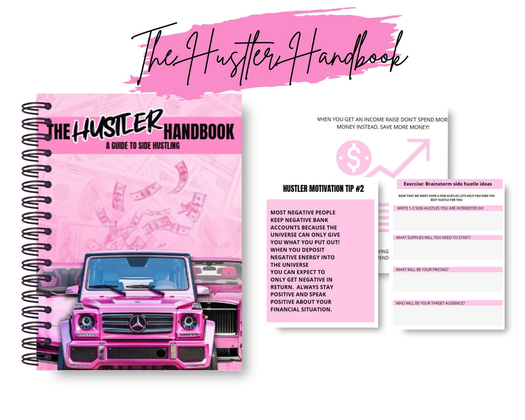 PLR Hustler Handbook Ebook Template: Resell & Rebrand (48 Page Canva Template, Digital Download