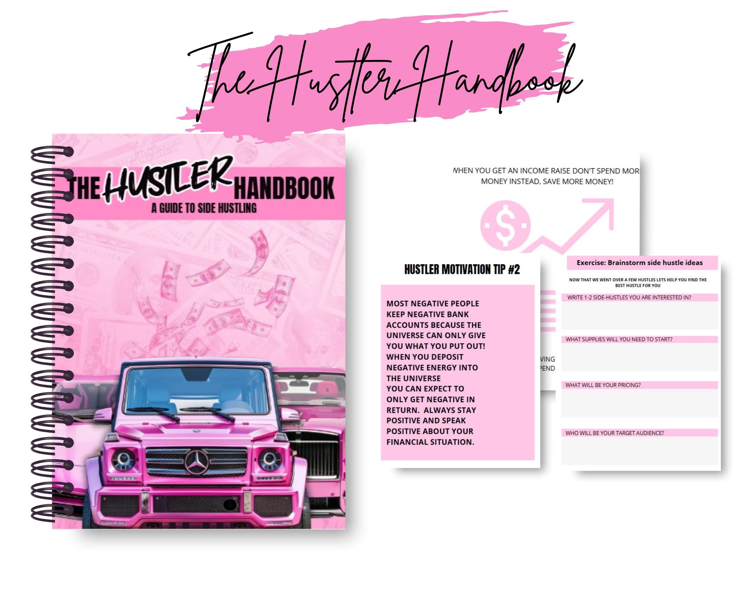 PLR Hustler Handbook Ebook Template: Resell & Rebrand (48 Page Canva Template, Digital Download