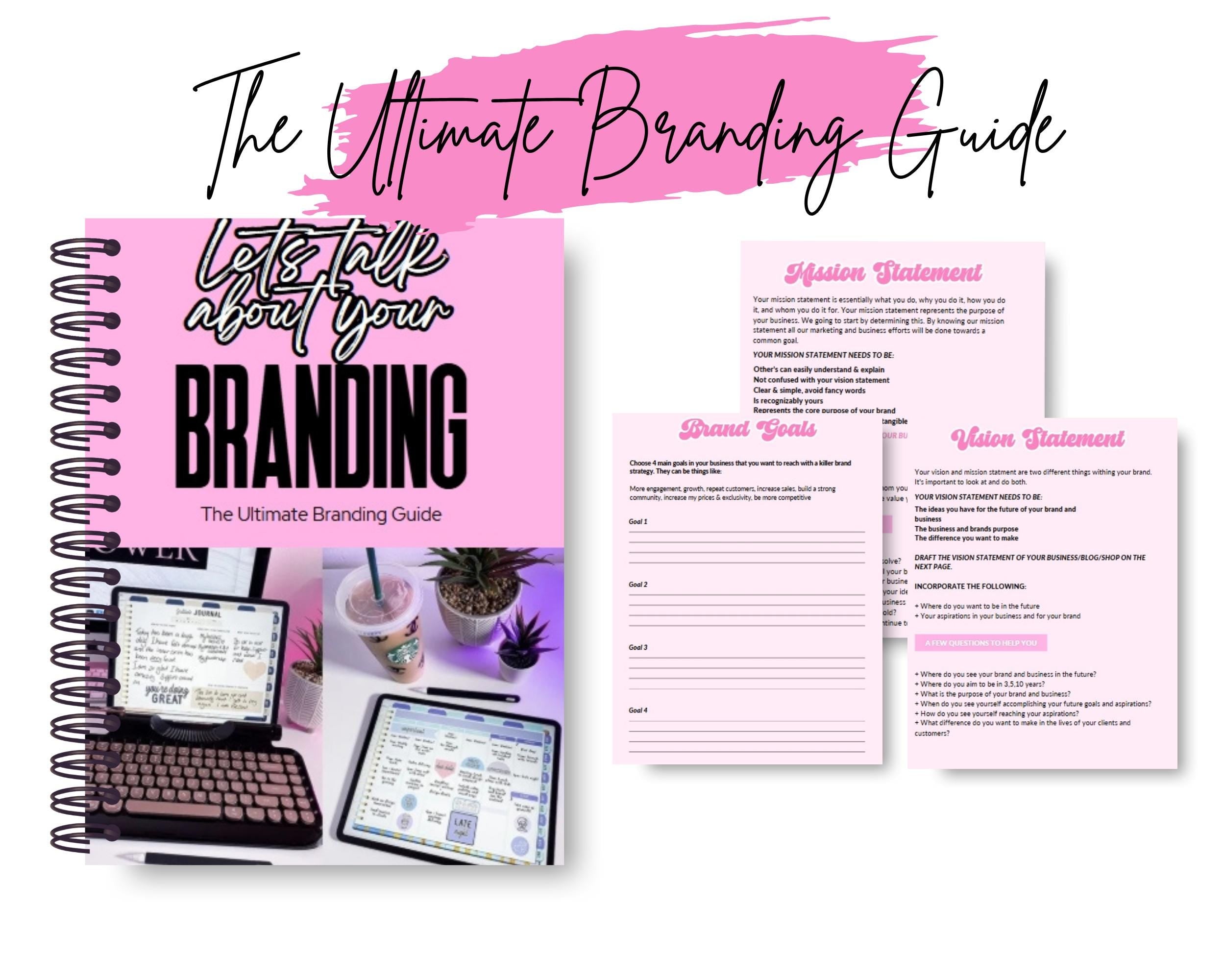 Branding Ebook PLR Resell Template: 39-Page Canva Design (Digital Download