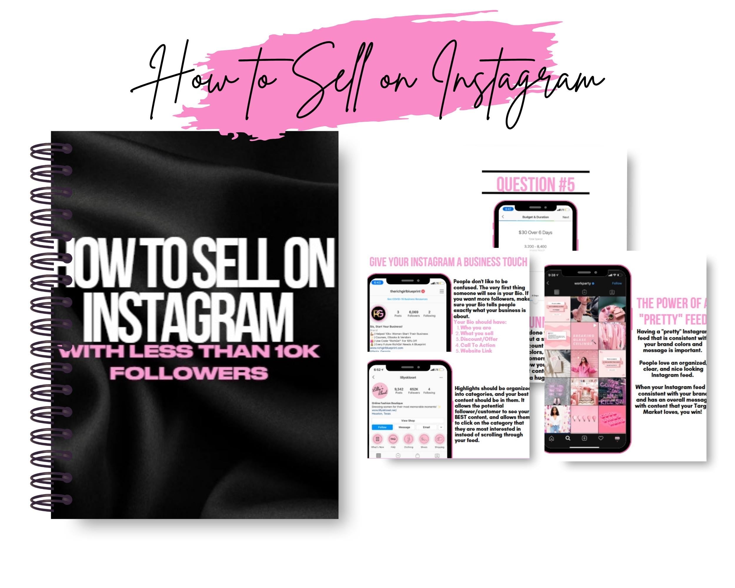 Resellable Instagram Guide Ebook: Canva Template, PLR (Digital Download)