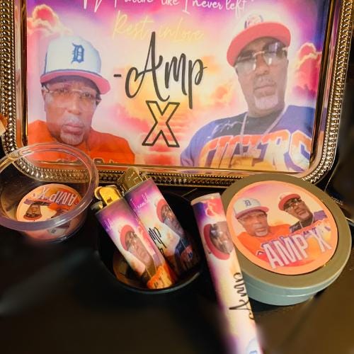 Custom Rectangle Rolling Tray Set: Personalized Smoker Accessories