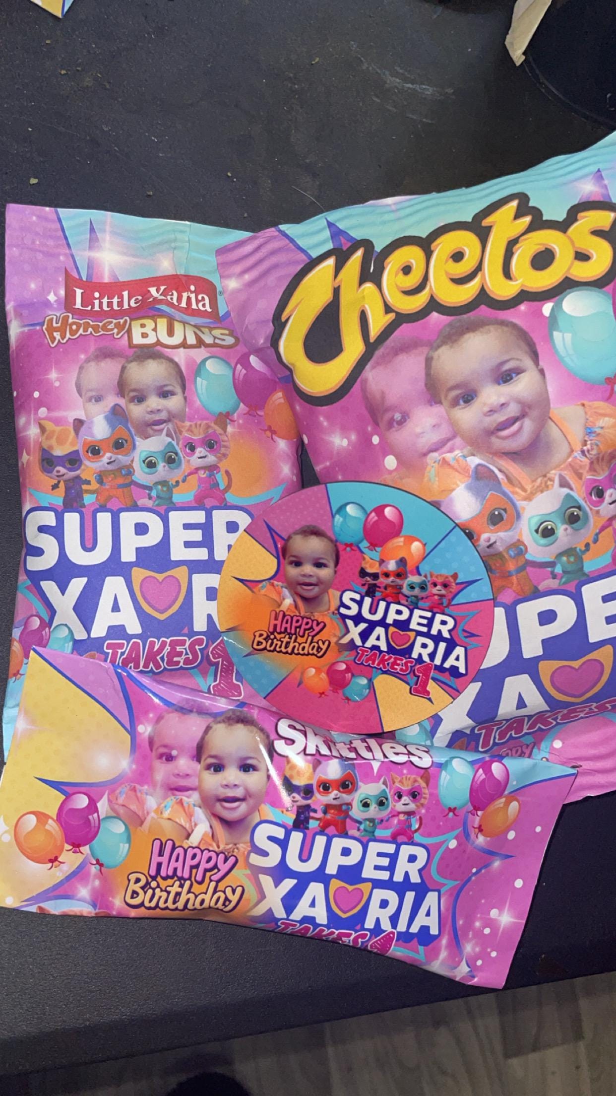 Custom Party Favor Treat Wrappers: Personalized Chip Bags