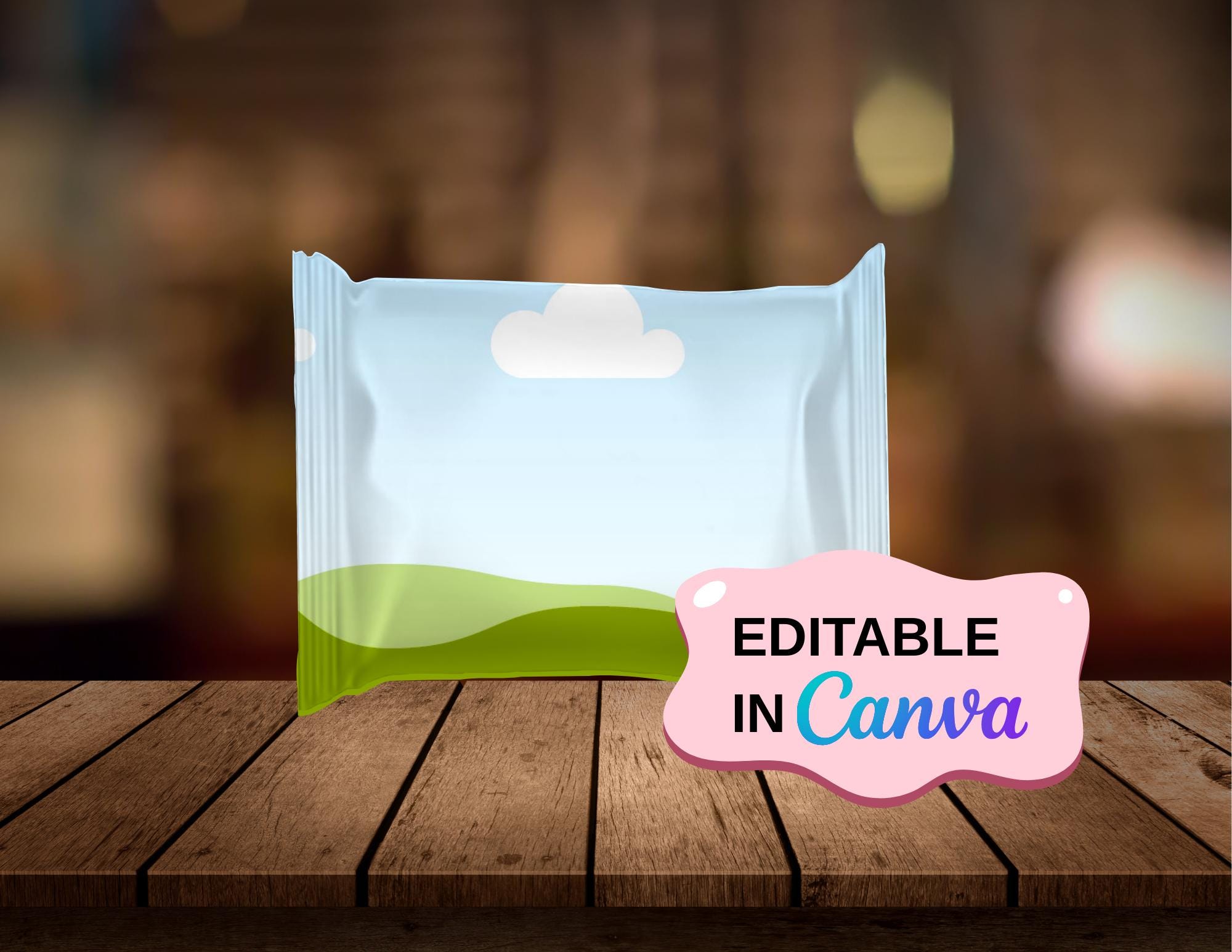 Custom Ring Pop Wrapper Template: DIY Party Favor, Canva Editable