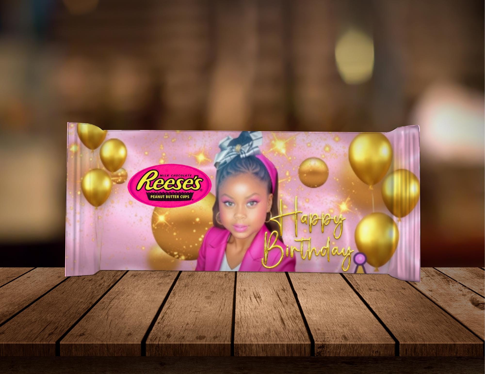 DIY Peanut Butter Cup Wrapper Label Template: Canva Editable (Digital Download)