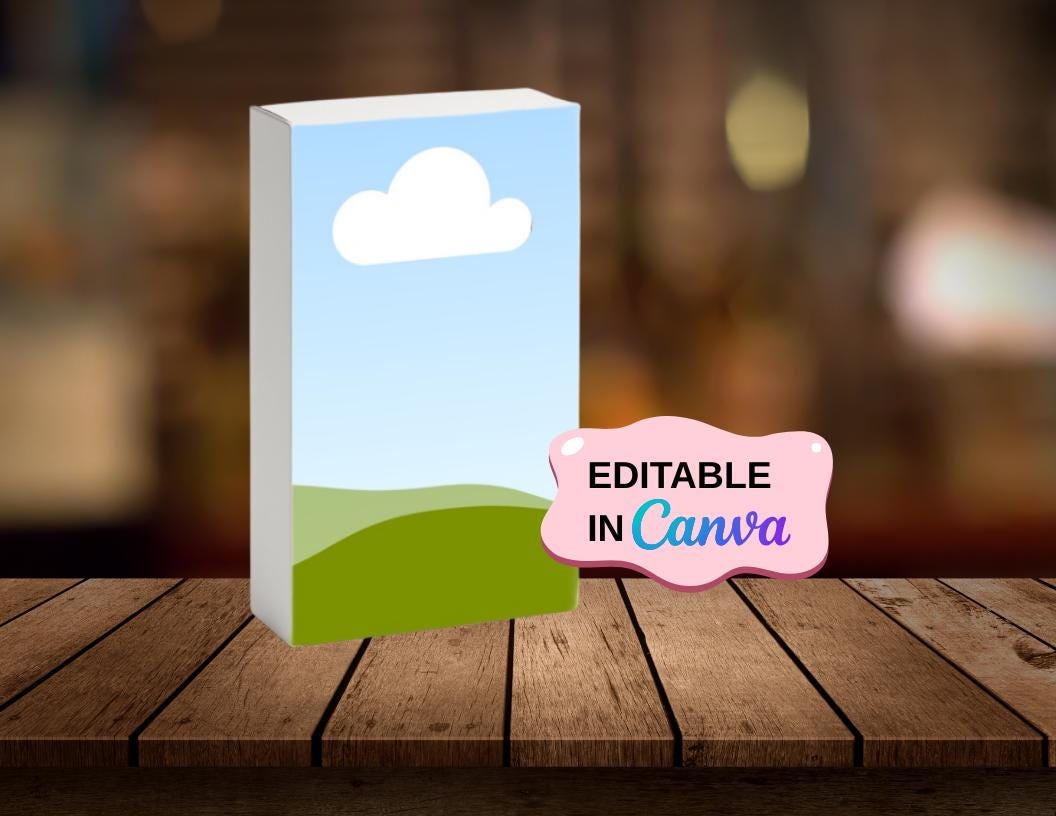 DIY Caramel Popcorn Label Template: Editable Party Favor Wrapper (Digital Download, Canva Editible)