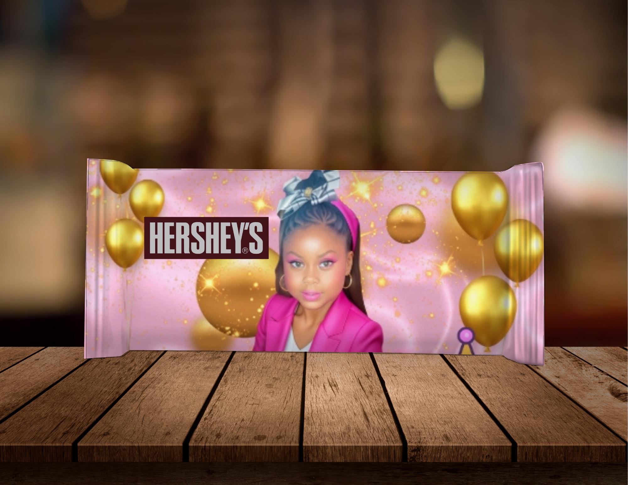 DIY Candy Wrapper Label Template: Canva Editable, Customizable Design