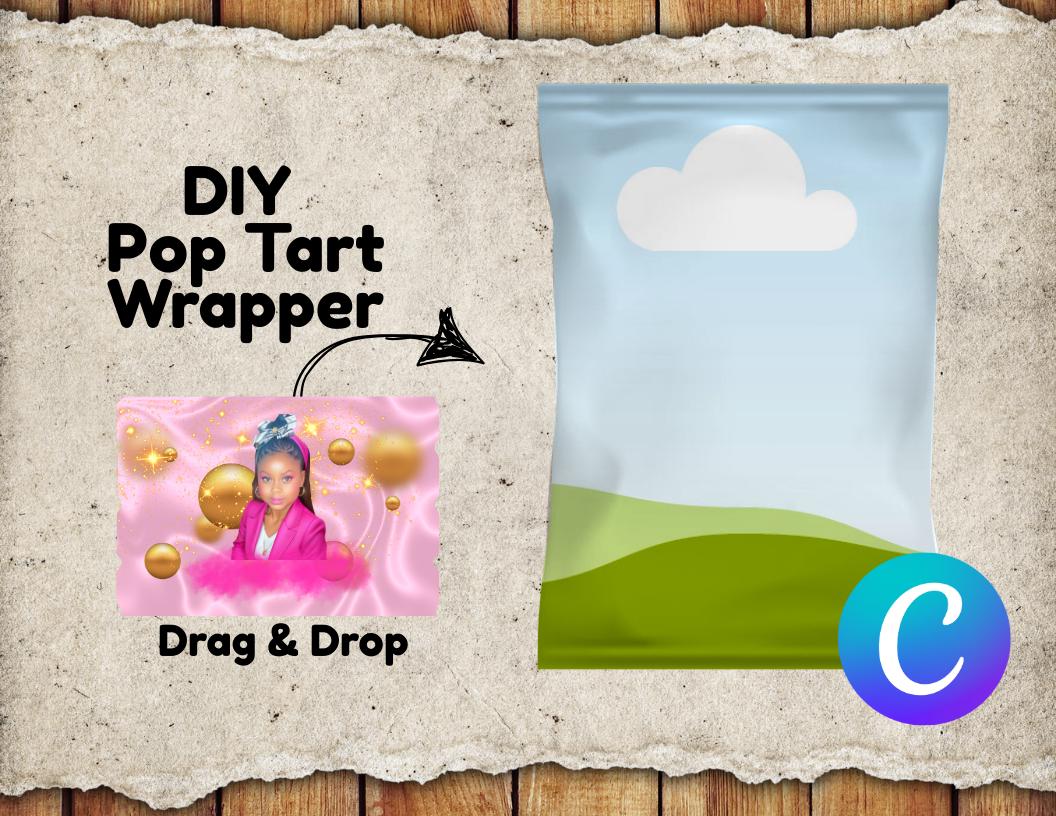 DIY Snack Wrapper Label Template: Canva Editable, Customizable Design