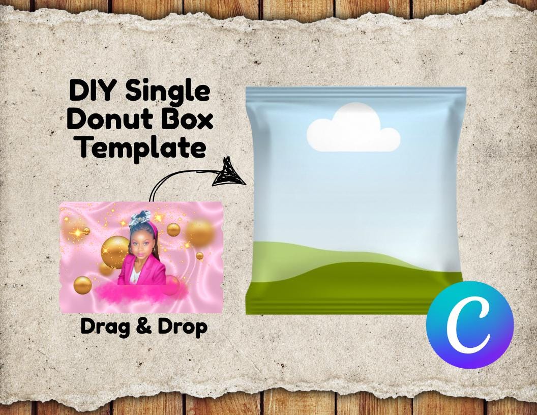DIY Safari Animal Cracker Label Template: Editable Canva Wrapper